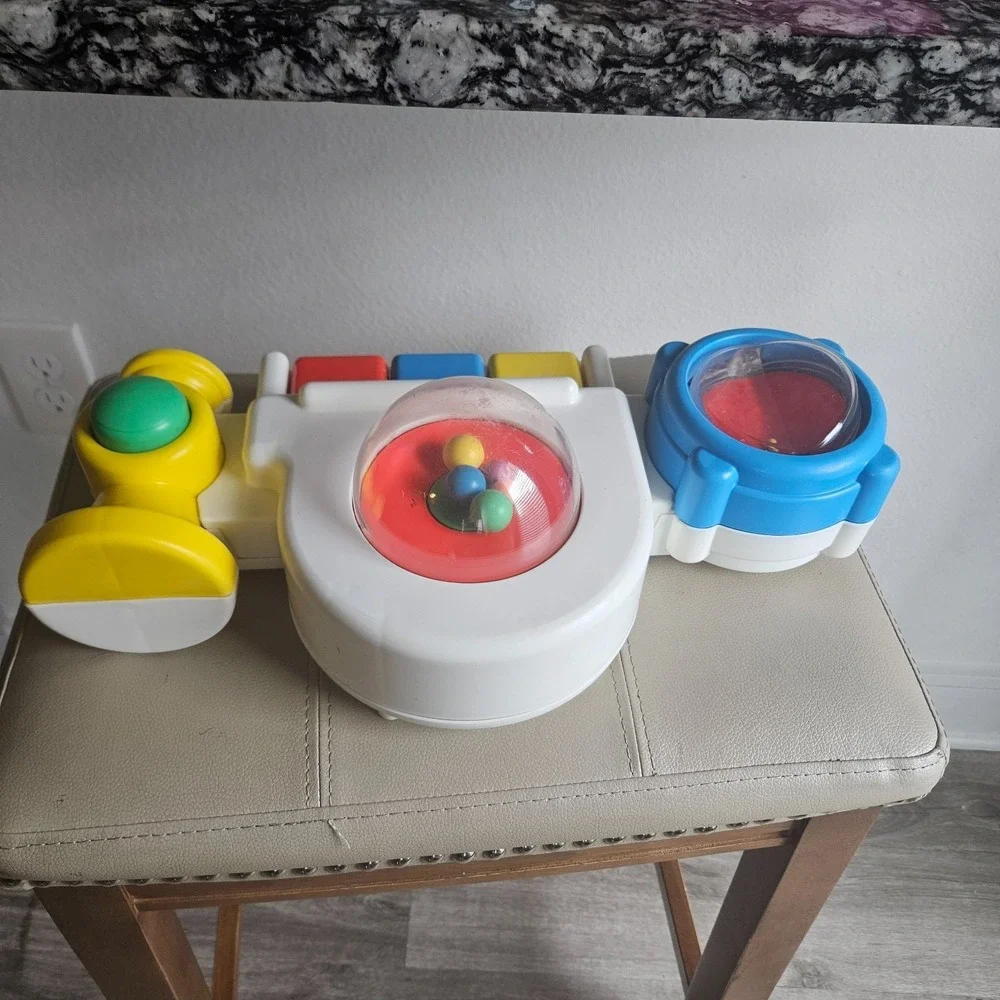 vintage 1991 Playskool Poppin Piano musical toy‎ colorful y2k toddler play